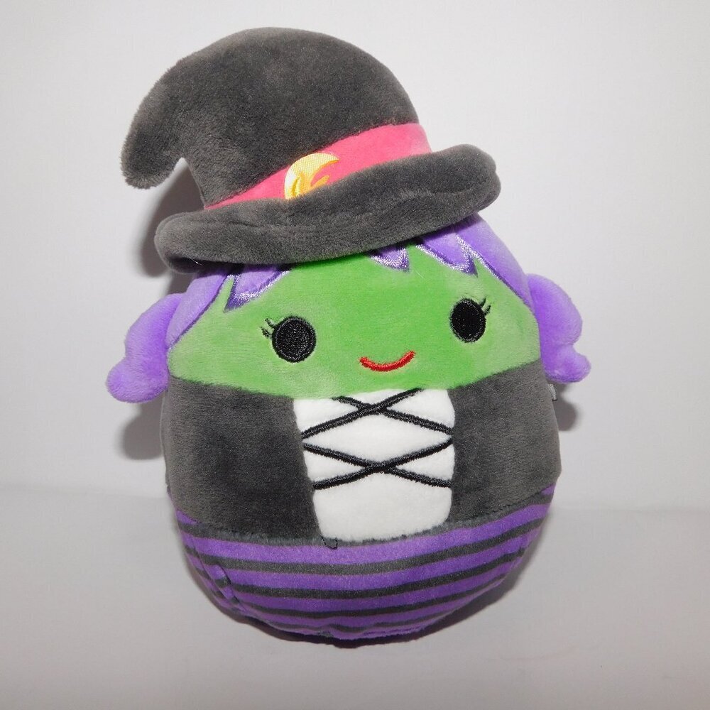 Squishmallows 7.5" Roslyn the Witch Purple Green Plush stuffed Toy
